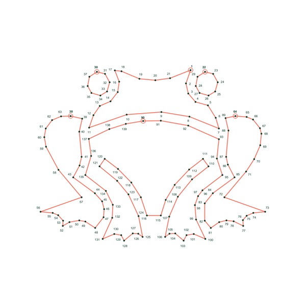 Frog dot to dot (139 dots) preview